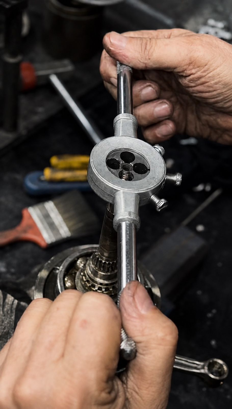 Retífica de motor de moto em operação na RM Retífica